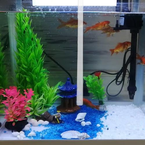 Glass Fish Feeder Tube with Shrimp Feeding Dish 40cm Aquarium Fish Tank Supplies for Shrimp