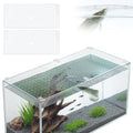 2 Pcs Aquarium Acrylic Fish Tank Lid Covers for 20/29/37 Gallon, 29 X12 in Glass Cuttable Canopy Top Net, Anti-Jump Net with Clips (Each 29 x 12 x 0.1in) - size: 29 x 12 Inch