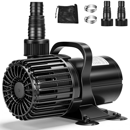 VIVOHOME Electric 62W 1100GPH Submersible Water Pump for Koi Pond Pool Waterfall Fountains Fish Tank and Aquarium - size: 1100GPH