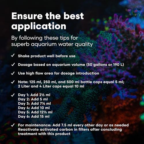 Brightwell Aquatics - Razor Marine - Unique Systemic Fish Tank Cleaner for Marine Aquariums - Aquarium Water Treatments, 67.6 fl oz - size: 2-Liter