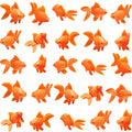 Sumind 30 Pieces Fake Goldfish Plastic Floating Artificial Aquarium Fish Realistic Moving Orange Goldfish Ornament Decorations for Aquarium Tank