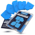 STONE REEF Silicone Caulking Tool Set – 5-in-1 Sealant Finishing Tool Kit | Caulk Remover, Grout Scraper & Applicator for Bathroom, Kitchen, Window, Sink, Tile & Joint | Professional Silicone Tools - color: Blue