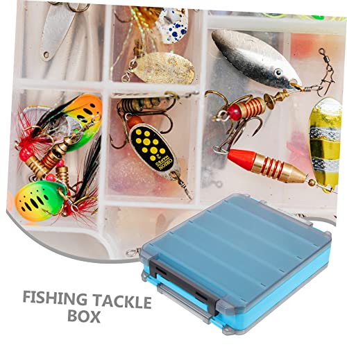 Happyyami Fishing Kit Bait Box Storage Fishing Accessories Containers Sturdy Impact-resistant - color: Sky-blue