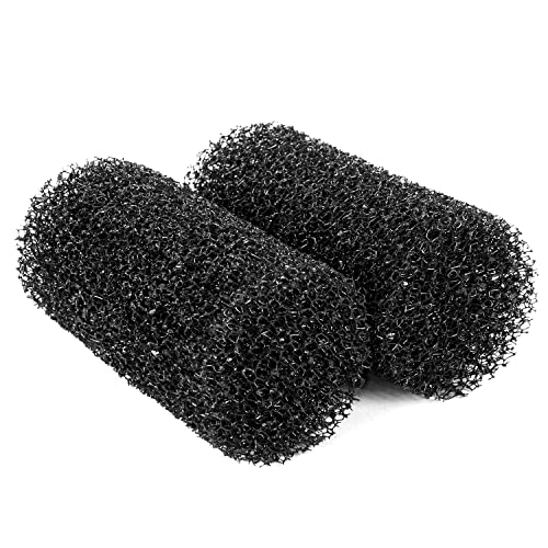 2PCS Internal Filter Sponge Foam, Aquarium Bio Sponge Rolls of Fish Tank Filter Accessories 4.5" x 2" (2Pcs Sponge)