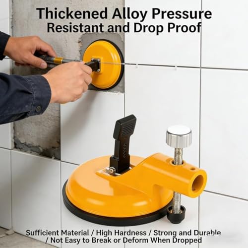 Adjustable Height Setter - Professional Countertop Leveling Tool, Floor Gap Fixer Tool, Floor & Countertop Gap Tightener Suit for Granite, Marble, Quartz Slabs with Vacuum Lifting Clamps Rubber (1pc)