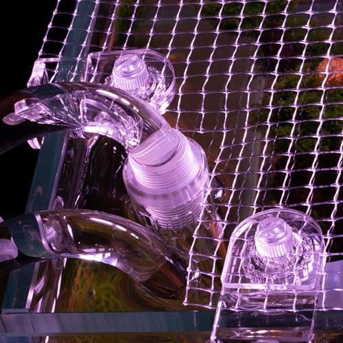 Aquarium Lids Clips - 2pcs Acrylic Glass Cover Clamps, Fish Tank Top Holder, Secure Rimless Canopy Support, Rimless Glass Canopy Clips Holder | Transparent Lid Fasteners for Aquarium Tank Hood Covers