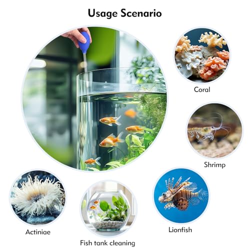 3 Pcs Multi-Functional Axolotl Tank Accessories, Pro-Grade Straight and Curved Long Tweezers with Extended Reach and Ergo-Grip, Plus a Precision Coral Feeder in One Care Bundle