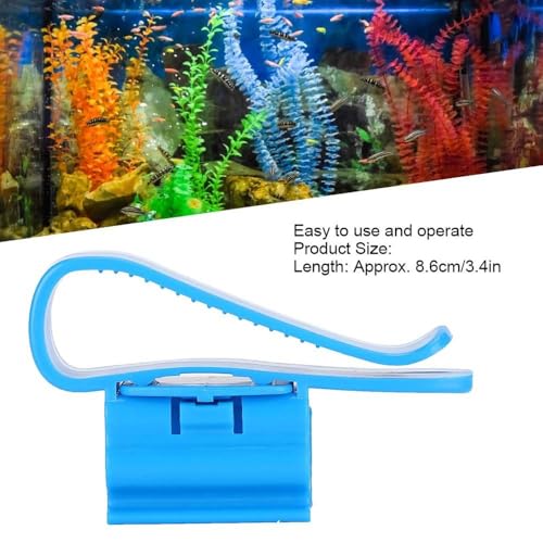 5Pcs Aquarium Water Pipe Clips Leak-Proof Design Adjustable 8-16mm Hose Holder for Fish Tank Water Change Tools(Blue) - color: Blue