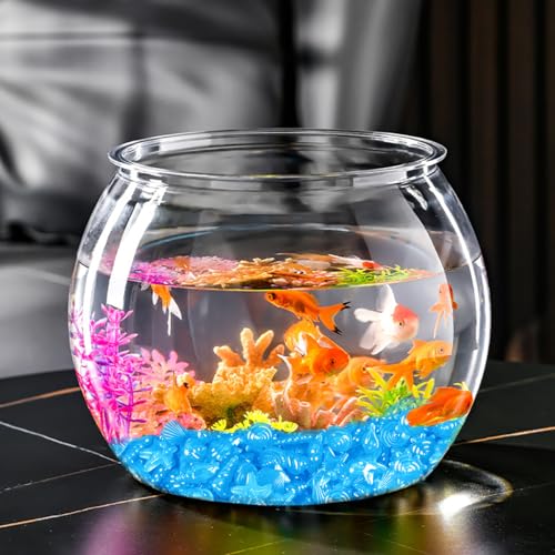 Kaiyuan Dynasty 100pc Fish Tank Rocks Aquarium Rocks Glow in The Dark Pebbles Glowing Rocks Luminous Pebbles for Fish Bowl,Garden,Ponds Decor,Blue (0.8-1.2") - color: Blue, size: 100