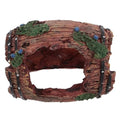 Fish Tank Hiding Cave Aquarium Landscape Decoration Resin Barrel Ornament Large Red Fish Shrimp Shelter for Aquatic Tank Accessories