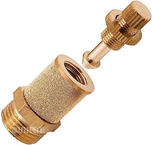 Vixen Air 1/2" NPT Dump/Slowdown/Silencer Flow Control Valve For Suspension VXA4012