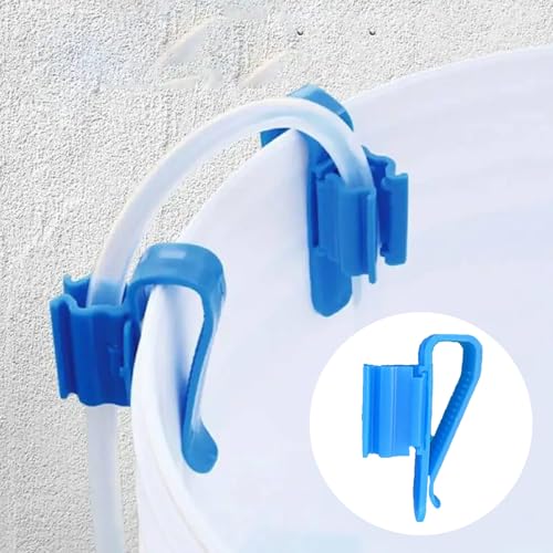 4 pcs Fish for Tank Mounting Clip Water Pipe Hose Holder Multifunction Plastic Adjustable Clamp Aquarium Air Pump Accessories Aquarium Pumps and Filters.(Blue/Black/Gold/Yellow)