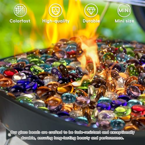1 LB Glass Marbles, Pink Mini Flat Glass Beads~150 PCS for Vase Fillers, Floral Bottom Mancala Gems Pebbles Fish Tank Rocks for Table Aquarium,Home Decor Art Craft Supplies(0.5"~0.7") - color: Pink~1 Lb, size: 1 LB
