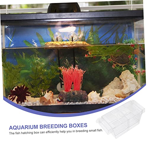Kisangel 1pc Fish Breeding Box Cups Transparent Isolation Case for Aquarium Hatching and Acclimation Efficient Fish Breeder Box Optimal Water