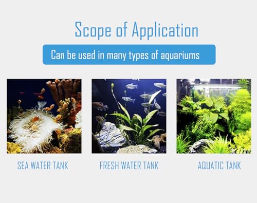 Ultra Silent Sponge Fish Tank Filter, 4-in- 1 Mini Aquarium Built-in Filter, Filtration & Oxygenation & Circulation Suitable for 1-20Gallon Fish Tanks
