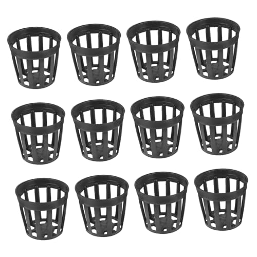 TOYANDONA 50pcs Plastic Water Plant Basket for Aquariums Hydroponic Plant Holder Lightweight Planting Tool for Fish Tank Decoration and Landscape