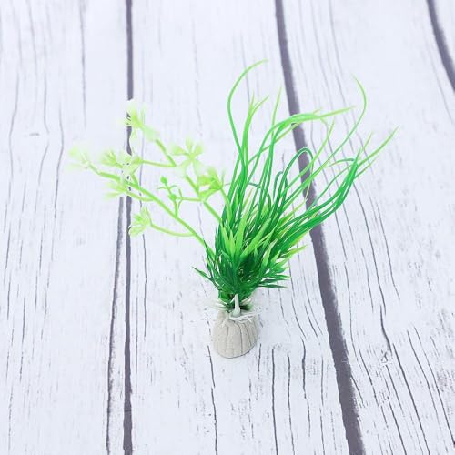 Ornament Aquarium Green Fish Tank Landscape Decor Plastic Water Grass Artificial Plant