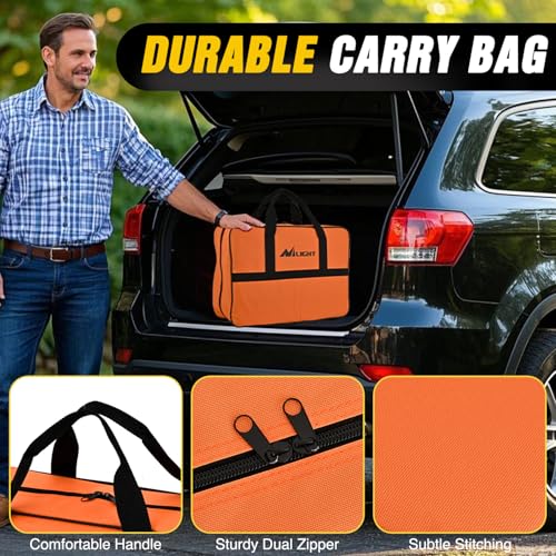 Nilight Car Emergency Kit with Jumper Cable, First Aid Kit Safety Assistance Tools for Travel Camping Outdoor Cars Truck SUV RV, Roadside Essentials with Flash Light - color: Essential Kit+Tool Set