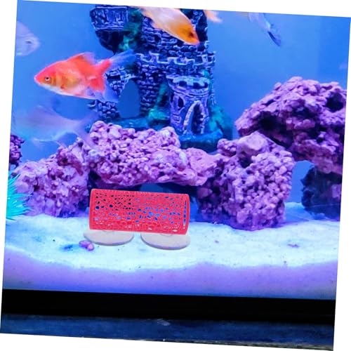 BESPORTBLE 2pcs Fish Tank Tunnel Bed Durable Betta Hiding Tube with Aesthetic Aquarium Ornament for Shrimp Habitat and Betta Fish Shelter Enhances Natural Environment
