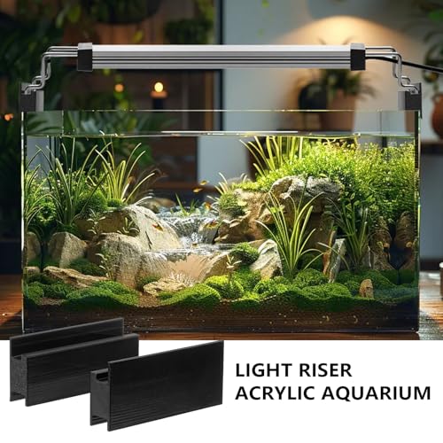 1in Aquarium Light Riser Compatible with Aqueon Tanks, Universal Light Bar Riser Mount