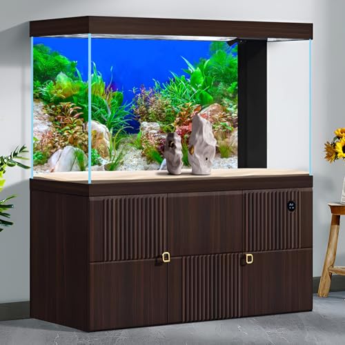 Underwater Green Aquatic Plants Aquarium Background Undersea Grass Rock Stone Sandbed Bottom Fish Tank Background Green Purple Seagrass On Blue Backgrounds Aquarium Reptile Tank Wallpaper 60x24in - size: 60(W)x24(H)inches/ 150(W)*60cm(H)