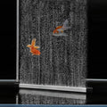 Aquarium Air Bubble Bar, 9.84 Inch Double Row Fine Mist Air Bubble Curtain Wall, Self-Sinking Fish Tank Air Diffuser Set, Enhanced Oxygen Bubble Strip for Freshwater Saltwater Hydroponics - size: 9.8 Inch