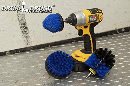 Drill Brush Aquatic Cleaning Brush Set - Fish Tank Accessories - Boat Accessories - Aquarium Scrubbing Kit - Swimming Pool Brushes - Pool Cleaning Household Set - Fish Tank Cleaner - Cleans Boat Seats