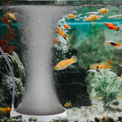 Air Stone for Fish Tank, 6 Inch Silent Bubble Stone Super-High Dissolved Oxygen Diffuser for 100-150 Gal Aquarium Fish Tank and Hydroponic - size: 6 Inch, for 100-150 Gal