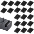 20 PCS Cat Water Fountain Sponge Filters, Block Shape Pet Fountain Replacement Filters Cat Drink Watering Filter Foam Filter Replacement Pre-Filter Sponges for Clean Water