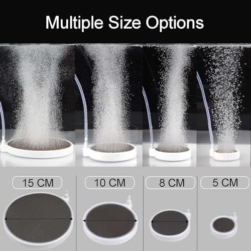 Fish Tank Air Stone, 2 Inch Nano Ultra-High Dissolved Oxygen Diffuser Bubbler, Make Super Tiny Bubbles for 2-30 Gall0n Hydroponics and Aquarium Fish Tank - size: 2 Inch, for 2-30 Gal