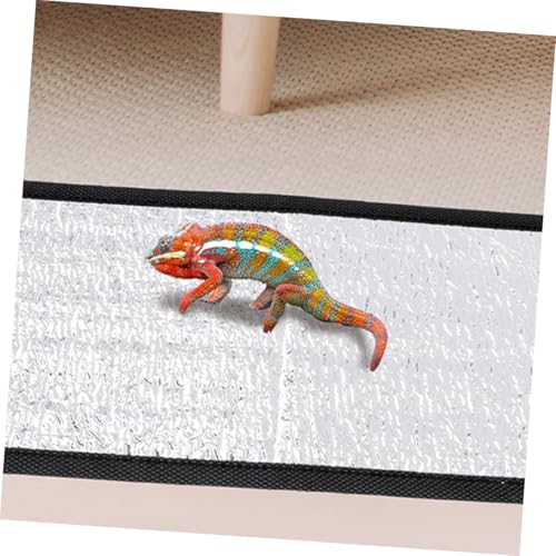 Toddmomy Reflective Insulation Pad Warming Mat for Food Heat Pad for Reptiles Tortoise Enclosure - size: 30.00X16.00X0.10CM