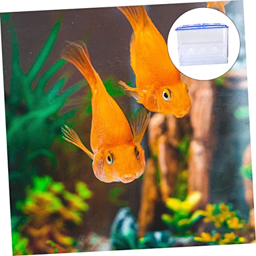 FRCOLOR 1pc Small Fish Hatching Isolation Box Freestanding Self-Floating Breeding Tank for Betta and Shrimp Easy to Clean Safe for