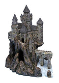 Penn-Plax Age-of-Magic Wizard’s Castle Aquarium Decoration – Safe for Freshwater and Saltwater Fish Tanks – Extra Large – Part A - size: Extra Large A