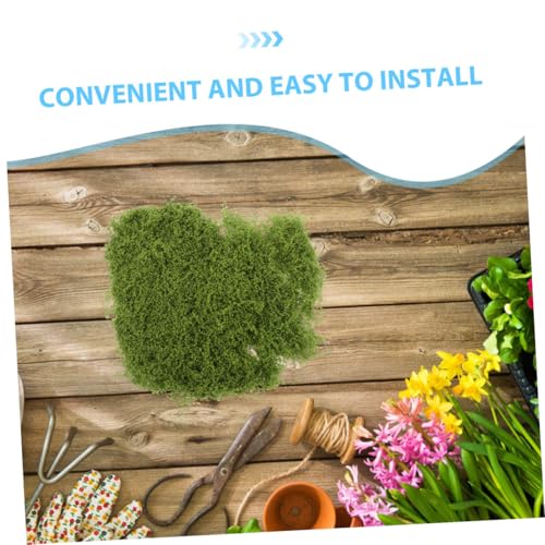 1set Realistic Artificial Moss Mat for Indoor and Outdoor Decoration Lifelike Imitation Moss Pad for Crafting Garden and Home