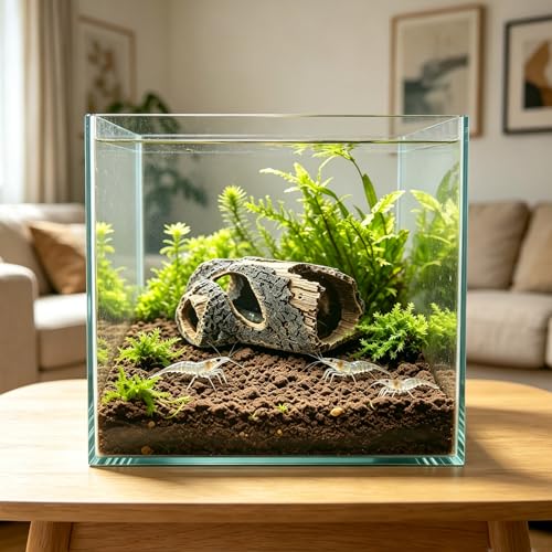 Aquarium Decorations Fish Tank Decor Betta Cave Accessories Ornament for for Fish Shrimp Reptiles to Play Hide Rest Breed, Small - size: Small