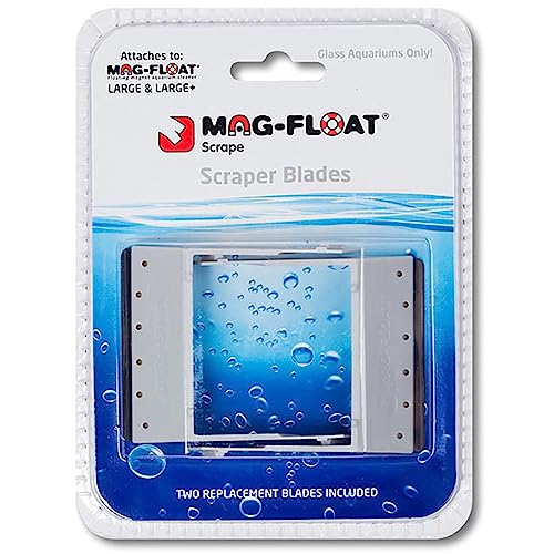 Mag-Float (2 Pack) Algae Scraper Replacement Blade 350 & 400 Large & Large+ Plus | Glass Aquarium Cleaning Attachment
