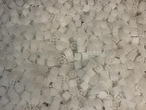 K1 Bio Filter Media Moving Bed Biofilm Reactor (MBBR) for Aquaponics, Aquaculture, Hydroponics - Ponds - Aquariums by Wholesale Koi Farm, 1 Cubic Foot