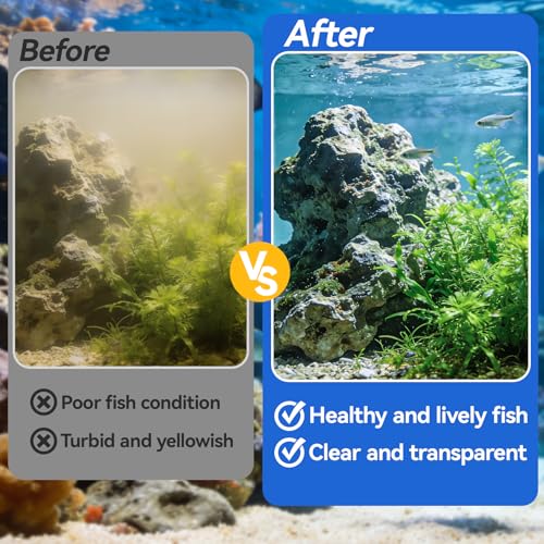 Sukh Ceramic Bio Filter Media - 425g for Aquarium Biological Filtration,Compatible with HOB, Canister, Sump & Pond Filters,High Surface Area Ceramic Rings with 2 Mesh Bags