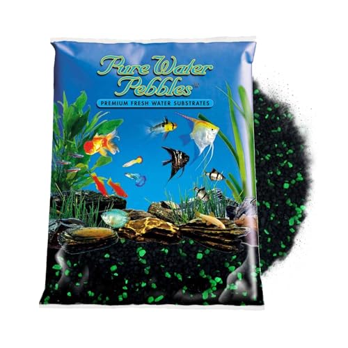 Emerald Glo Aquarium Gravel - 5 lbs - Non-Toxic, Colorfast, Vibrant Substrate for Aquariums, Terrariums, Ponds & Crafts - color: Emerald Glo, size: 5 lb (Pack of 1)