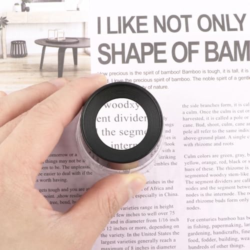 Rongon Professional Jewelers Loupe 10X Magnification Small Magnifying Glass Lightweight Pocket-Sized Magnifier for Gemstone Appraisal, Coin Collecting, Watch Repair & Hobbyistsy