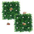 2 Pcs Hermit Crab Climbing Toys, 10 x 10 Inch Faux Grass Mat Climbing Wall for Gecko Lizard Reptile, Plastic Fake Turf Aquarium Plants for Saltwater Freshwater Tropical Fish Tank Decoration