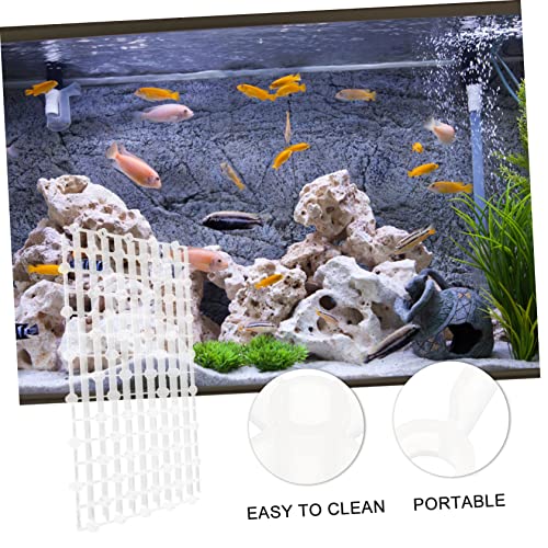 2pcs Aquarium Divider Transparent Gravel Plate Wear-Resistant Tank Partition for Breeding Fish Smooth Edges Easy to Install Retention - color: Transparent