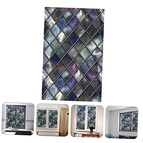 Alipis 1pc Non-Adhesive Static Window Film for Privacy Easy Installation Beautiful for Home Office Bathroom and Living Room Use