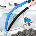 PetOde 2 Pieces Dryer Vent Cleaner Kit Compatible with Most Vacuum Cleaner, Dryer Lint Brush and Vacuum Hose Attachment with Universal Connector, Quickly Lint Remover - color: Blue