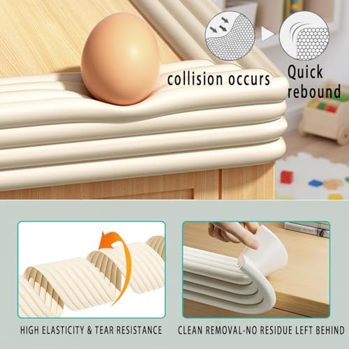 Baby Proofing Edge Corner Protector,Edges with Furniture Desk Edge Cushion& Edge Safety Bumpers,Corner Protector for Baby,Soft Rubber Foam Guard,16.4ft Pink - color: Pink, size: 500*8*0.8cm