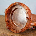 Round Wooden Pedestal Riser Stand for Indoor Plants Fish Tanks & Bonsai - 20cm/7.9in Display Base for Living Room Decor & Greenery Showcase，Inner Diameter 40cm/15.7in - size: 40cm/15.7in