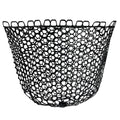 Fishing Landing Net Trout Net Replacement Netting with Rubber Mesh for Fish Fly and Fishing Landing - color: Black Rubber Fishing Net, size: Dia 20cm*Dep 16cm(Cir 67cm)