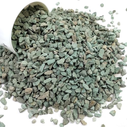 YISZM Succulents and Cactus Green Zeolite Rocks, Decorative Stones Pebbles for Indoor Plants, Bonsai, Fairy Gardening, Vases Fillers, Terrarium, 10lb - color: Green Zeolite Rocks, size: 10 Pounds
