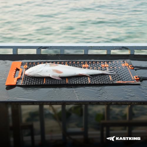 KastKing EZ Fillet Fish Fillet Mat, Anti-slip Texture With 25" Integrated Ruler, Extended Dimensions, Easy to Clean Material, Portable Storage, Fish Cutting Board - style: A:Fish Fillet Mat