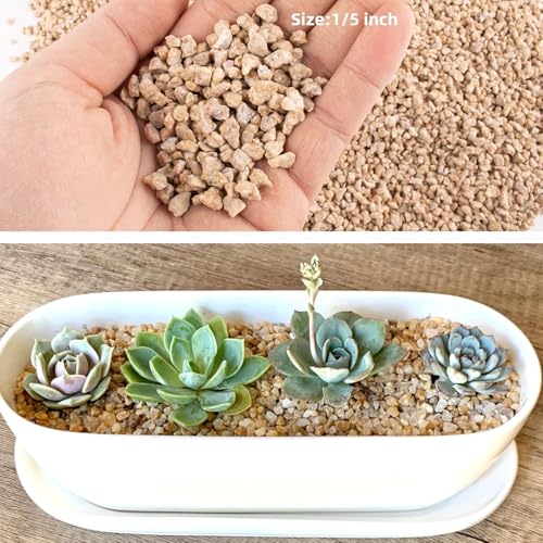 45lb Maifanitum Stones for Succulent Cactus Bonsai Decorative Rocks-Indoor Plants Soil Covers,Horticultural Gravel, Potting Pebbles for Terrarium, Fairy Gardening, Top Dressing - color: Maifanitum Stones, size: 45lb